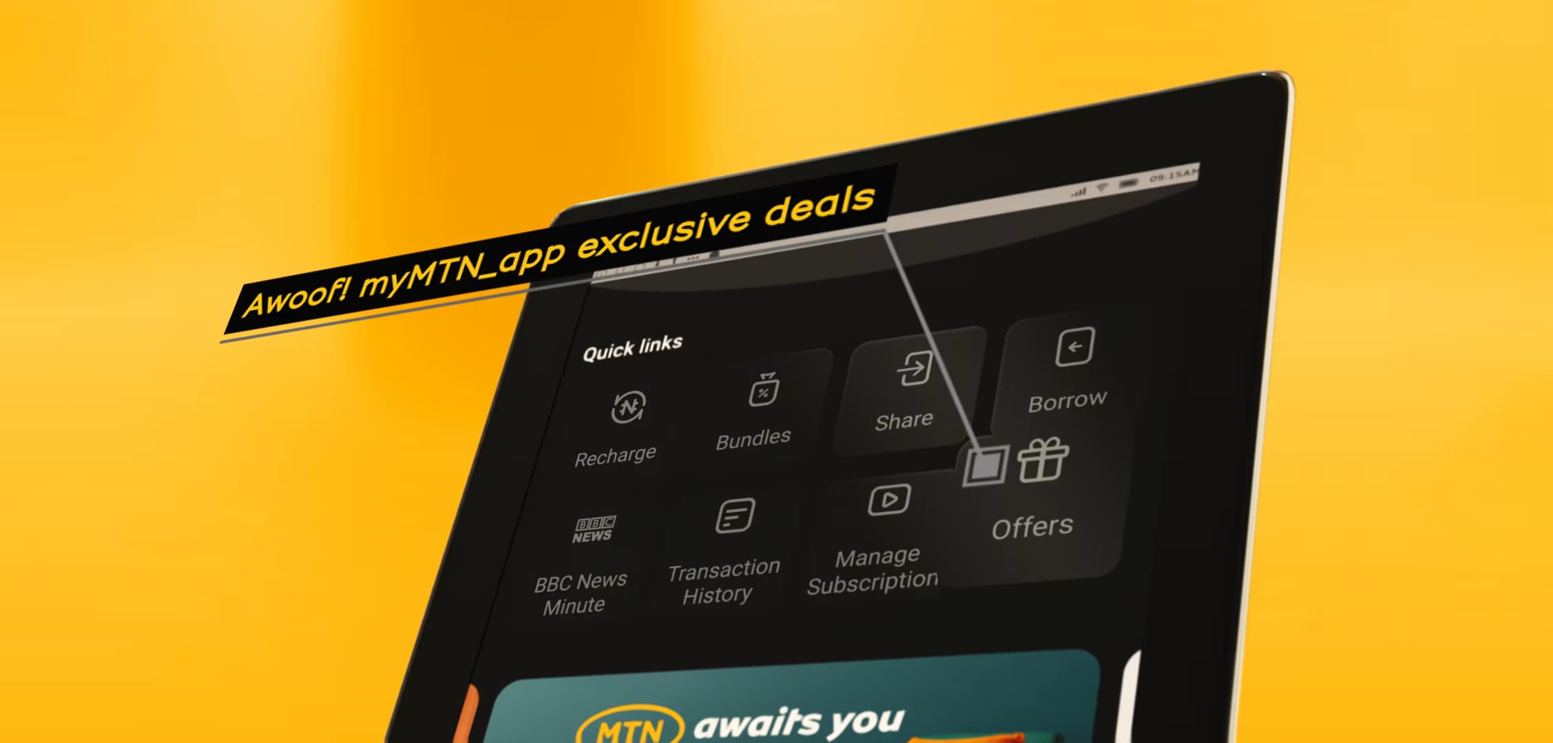 אפליקציית My MTN 1
